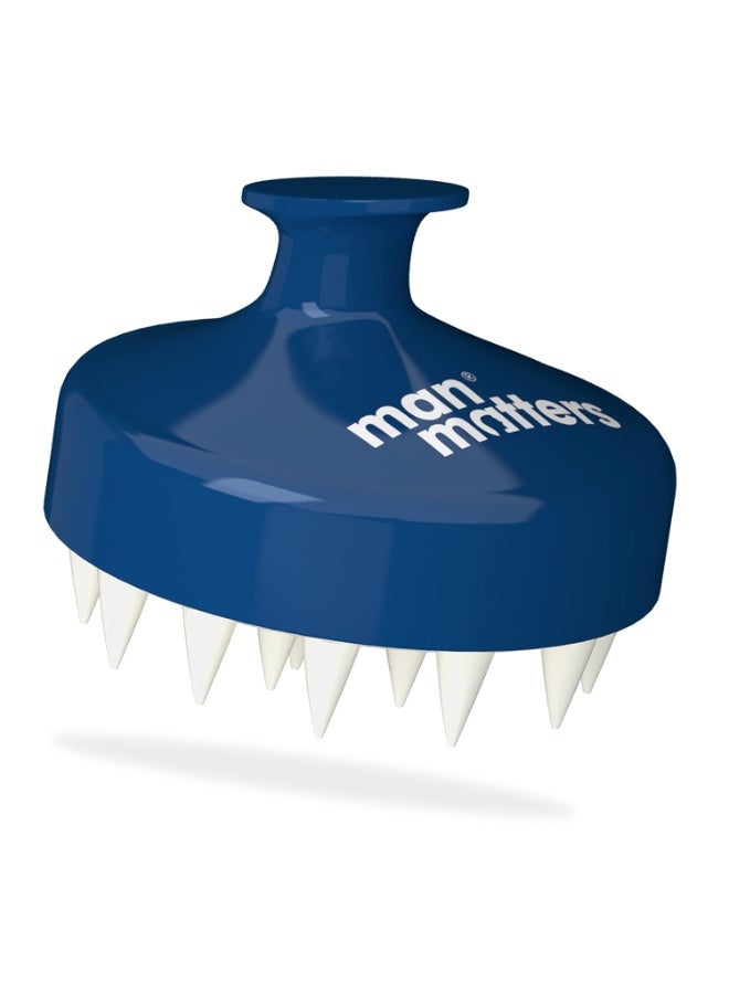 مان ماترز فرشاة تدليك فروة الرأس والشعر من مان ماترز | شعيرات سيليكون ناعمة لتنظيف عميق لفروة الرأس | تقشر فروة الرأس وتحفزها | تقلل من قشرة الرأس والحكة | خفيفة الوزن ومريحة في الاستخدام - Image 1